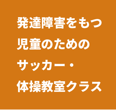 発達障害をもつ児童のためのサッカー・体操教室